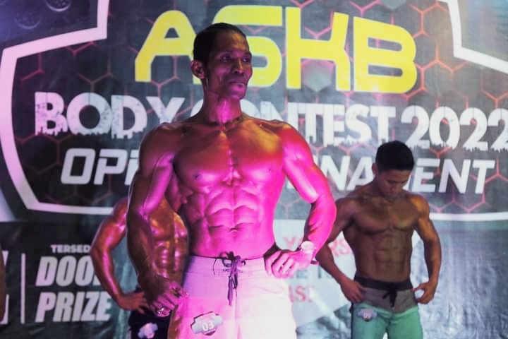 80 Binaragawan Unjuk Diri pada ASKB Body Contest 2022 di Bukit Pelangi